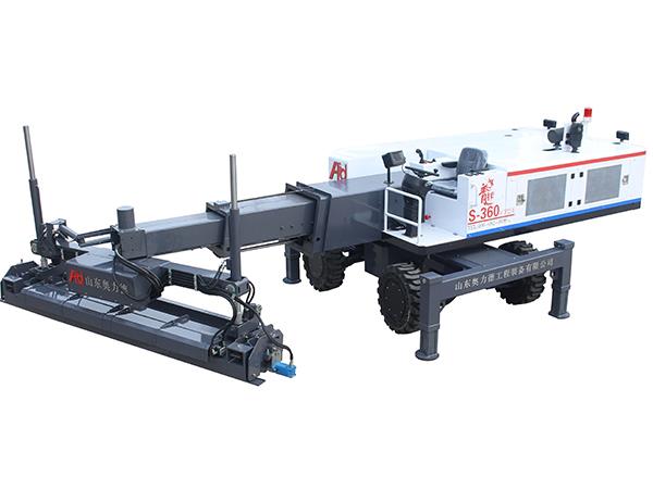 s-360大型伸缩臂激光整平机专门安装了伸缩臂，施工的范围更广