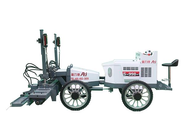 S998四轮激光整平机无论是道路地面、楼层还是单双层钢筋网等工程都可以轻松施工